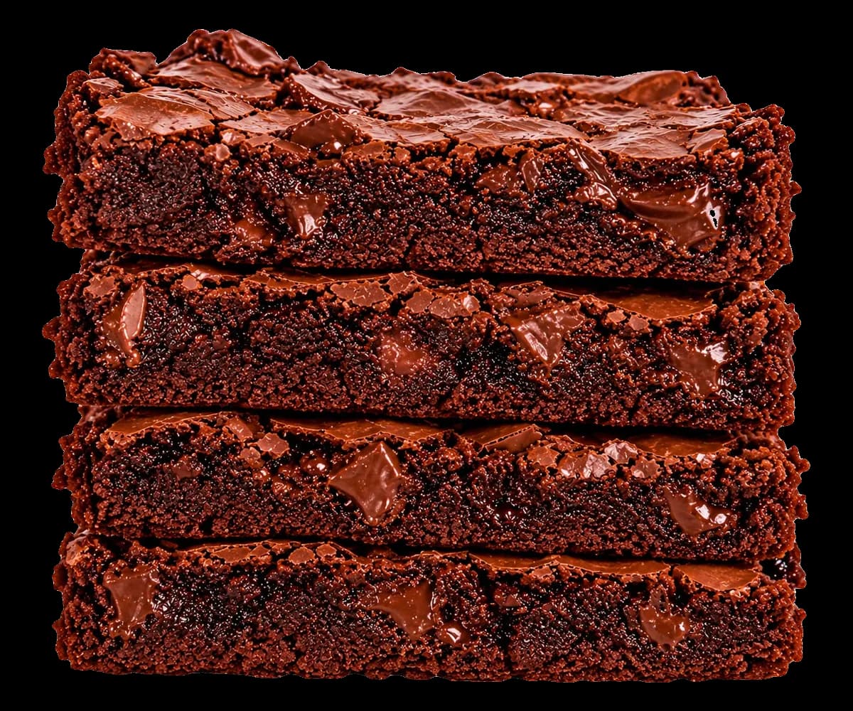 Brownie Tradicional da Não Se Nega Brownies